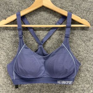 Victoria's Secret Activewear Sport Bra Women 34B Blue Lightweight Push Up